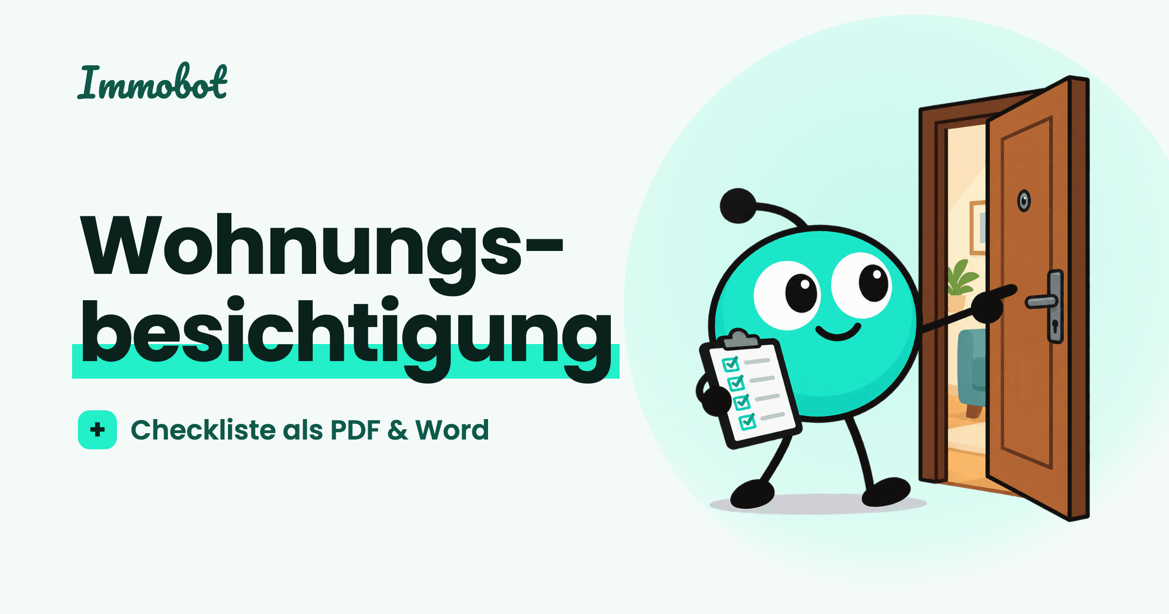 Checkliste Wohnungsbesichtigung als PDF und Word zum Ausdrucken