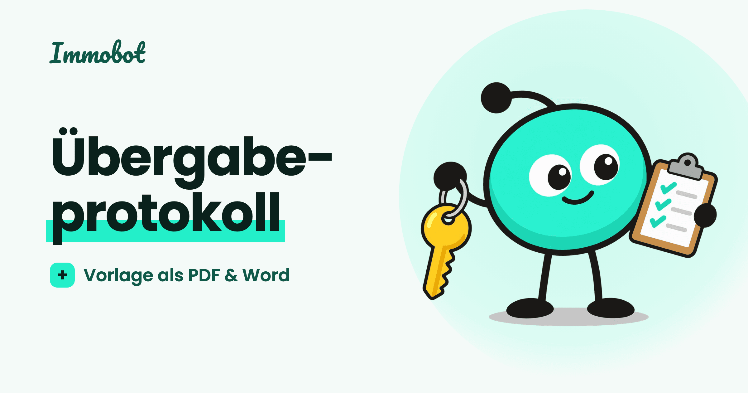 Übergabeprotokoll Wohnung als Vorlage für Einzug und Auszug, PDF und Word